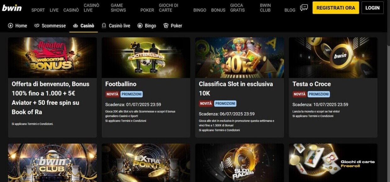 Bonus Bwin Italy pc