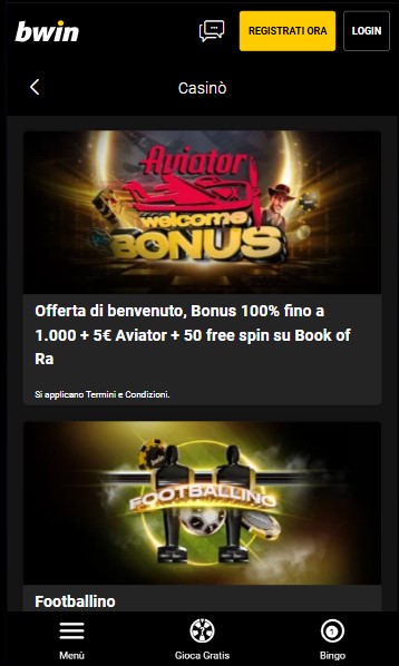 Bwin Bonus Italy