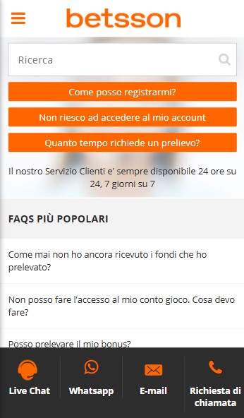 Contatti Betsson Casino It 