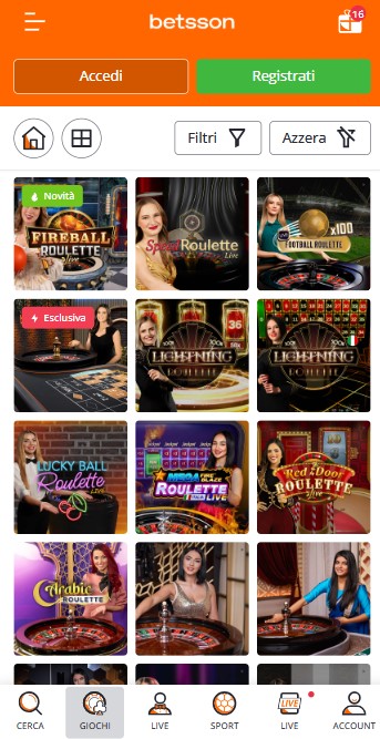 Betsson Roulette it