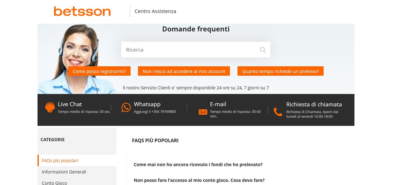 Contatti Betsson Casino It pc