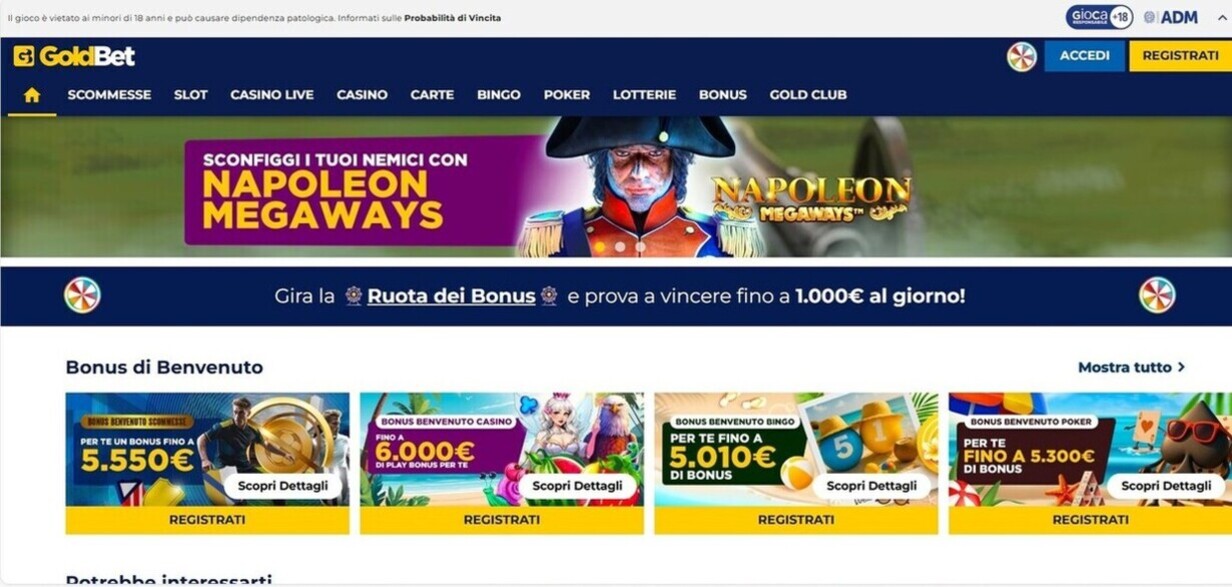 Goldbet Homepage Casino it