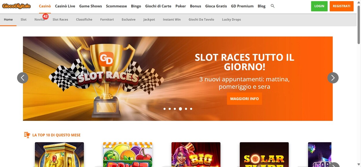 Homepage Giocodigitale Casino It