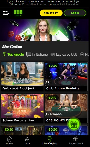 live casino 888casino it