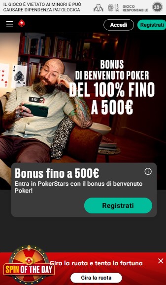 Pokerstars Bonus Italia Promozioni