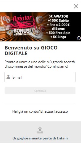 Registrati Gioco Digitale