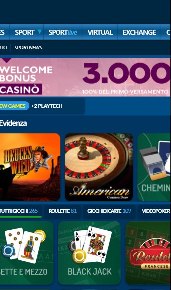 Betflag Casino Homepage Italia