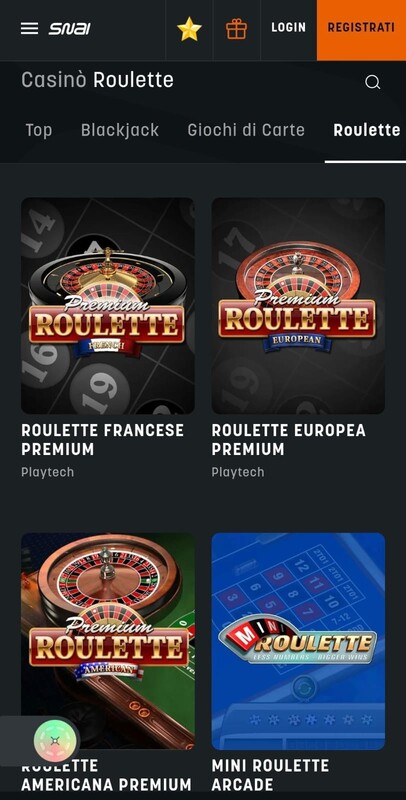 Casino Roulette Snai Italia
