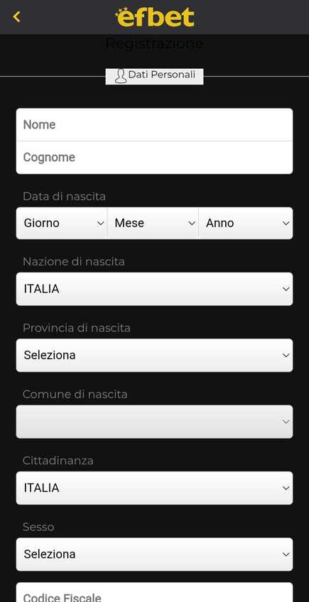 Registrazione Efbet Casino it